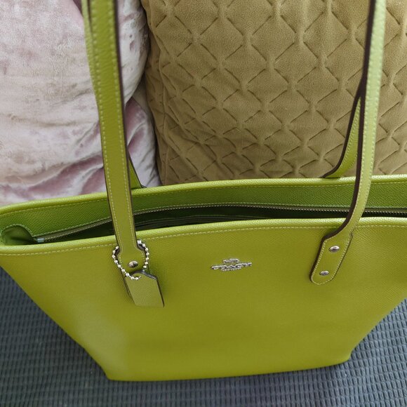 Coach Crossgrain City Zip Tote - Picture 5 of 13